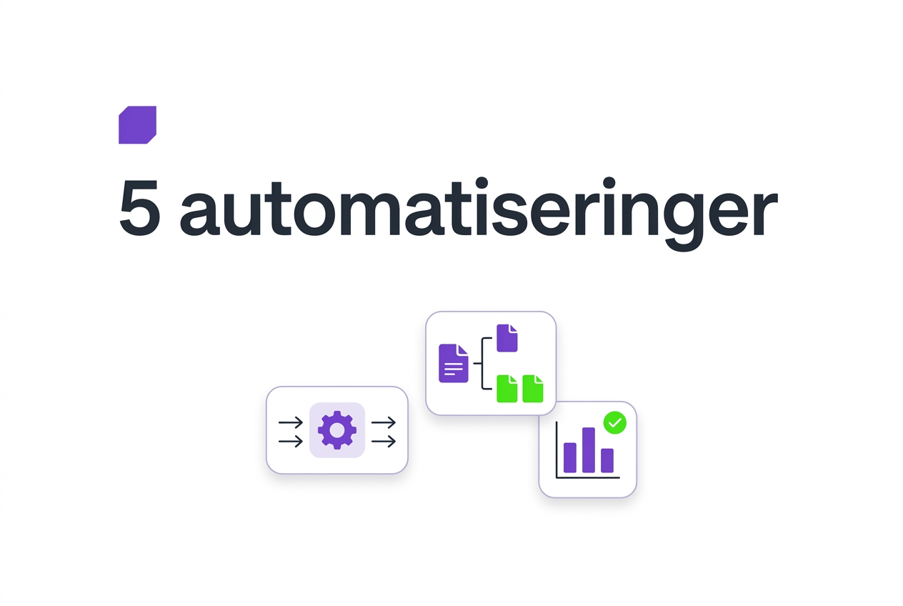 5 automatiseringer