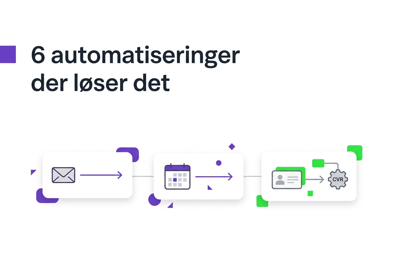 6 automatiseringer der løser det