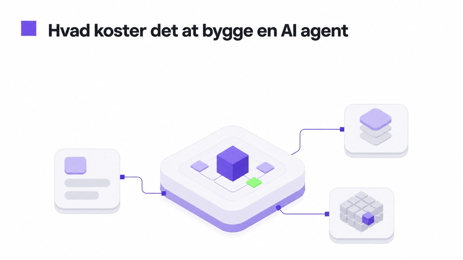 Hvad koster det at bygge en AI agent