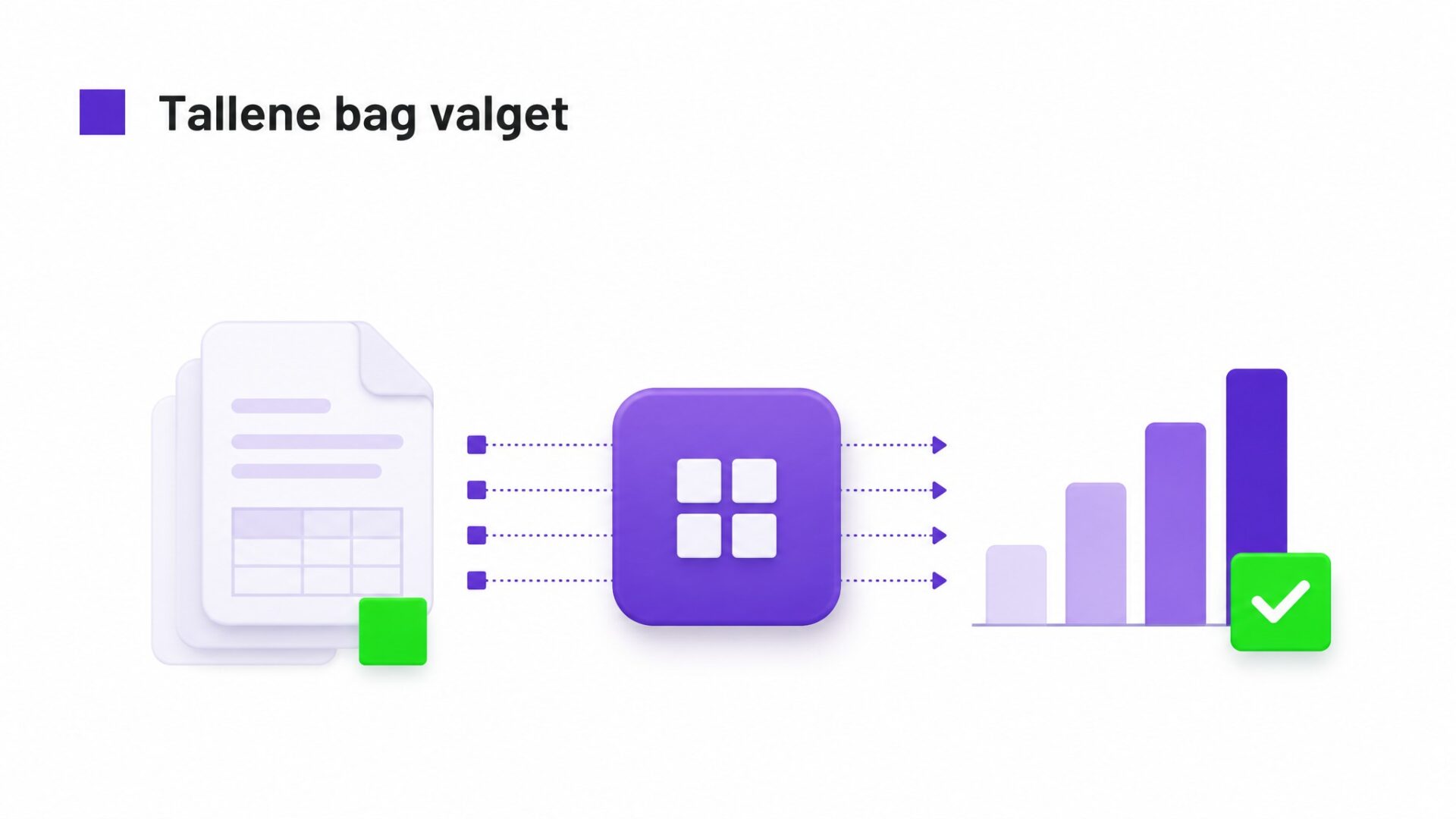 Illustration af data for CVR nummer, ordrenummer, leveringsdato, vedhæftet fil eller godkendelse