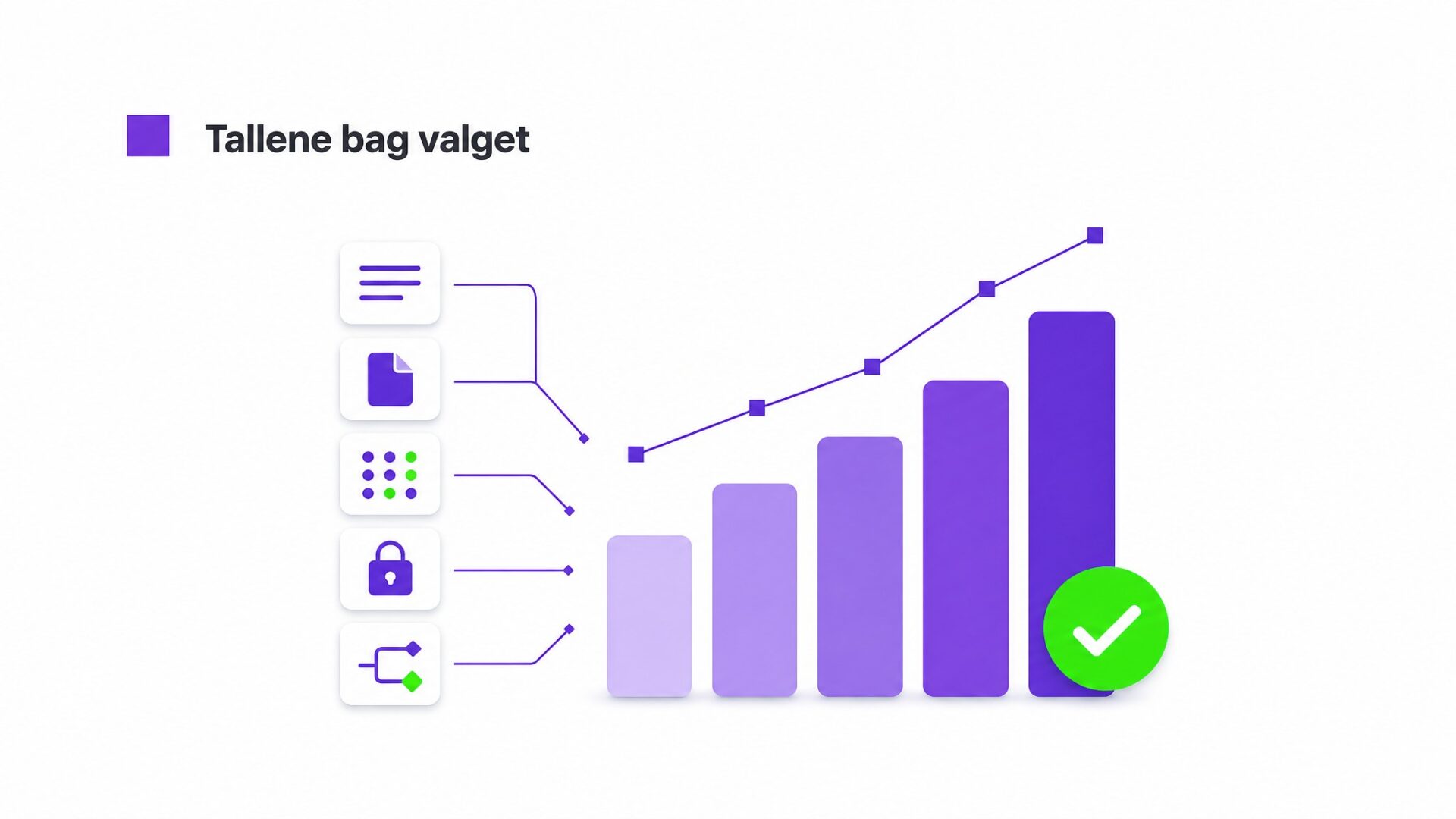 Illustration af data for instrukser, dokumenter, data, rettigheder og fallback