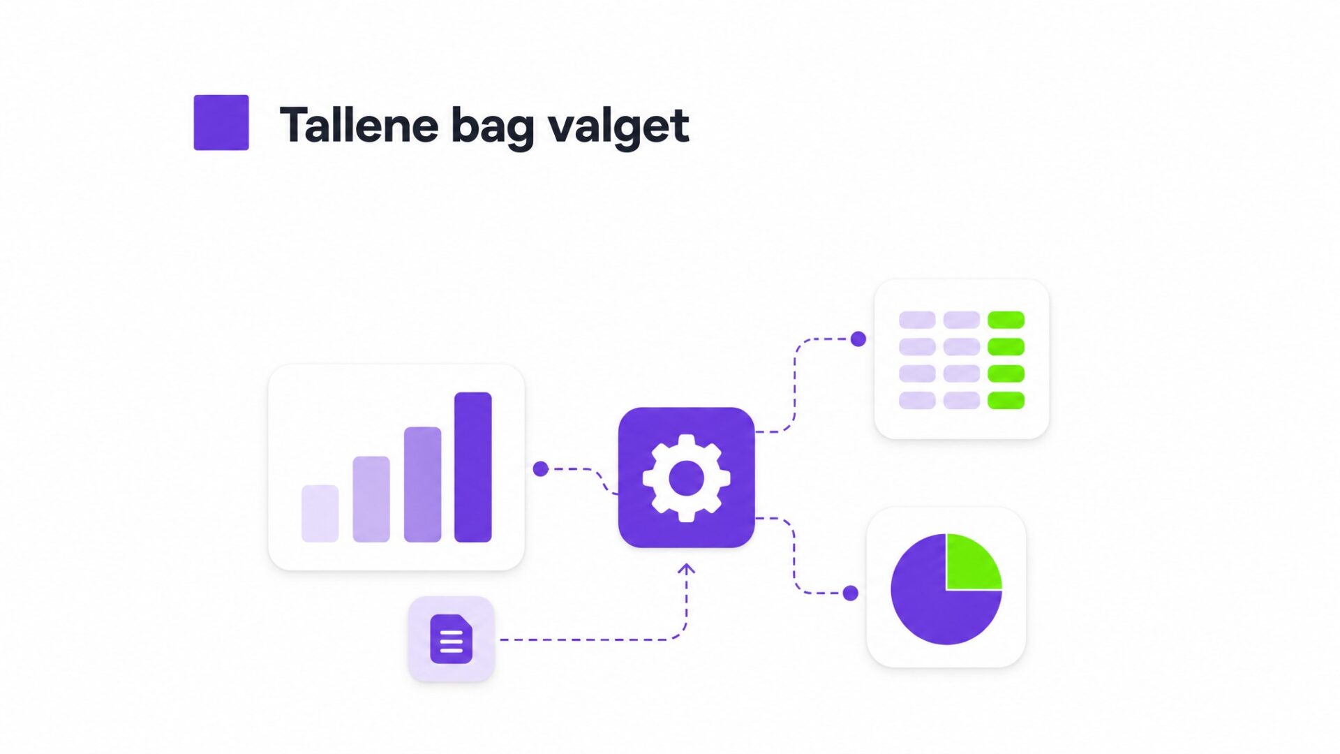 Illustration af data for De kedelige, gentagne opgaver