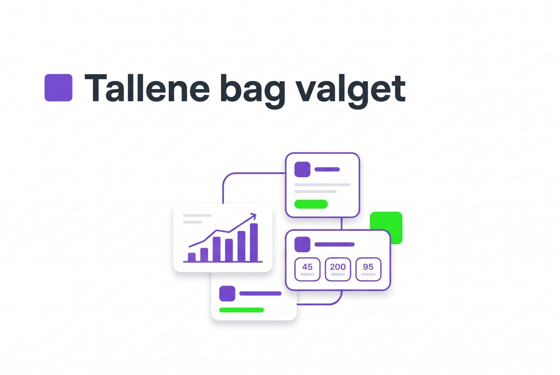 Illustration af data for Hvilken platform er bedst for en lille virksomhed