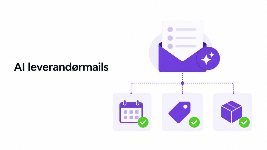 AI leverandørmails