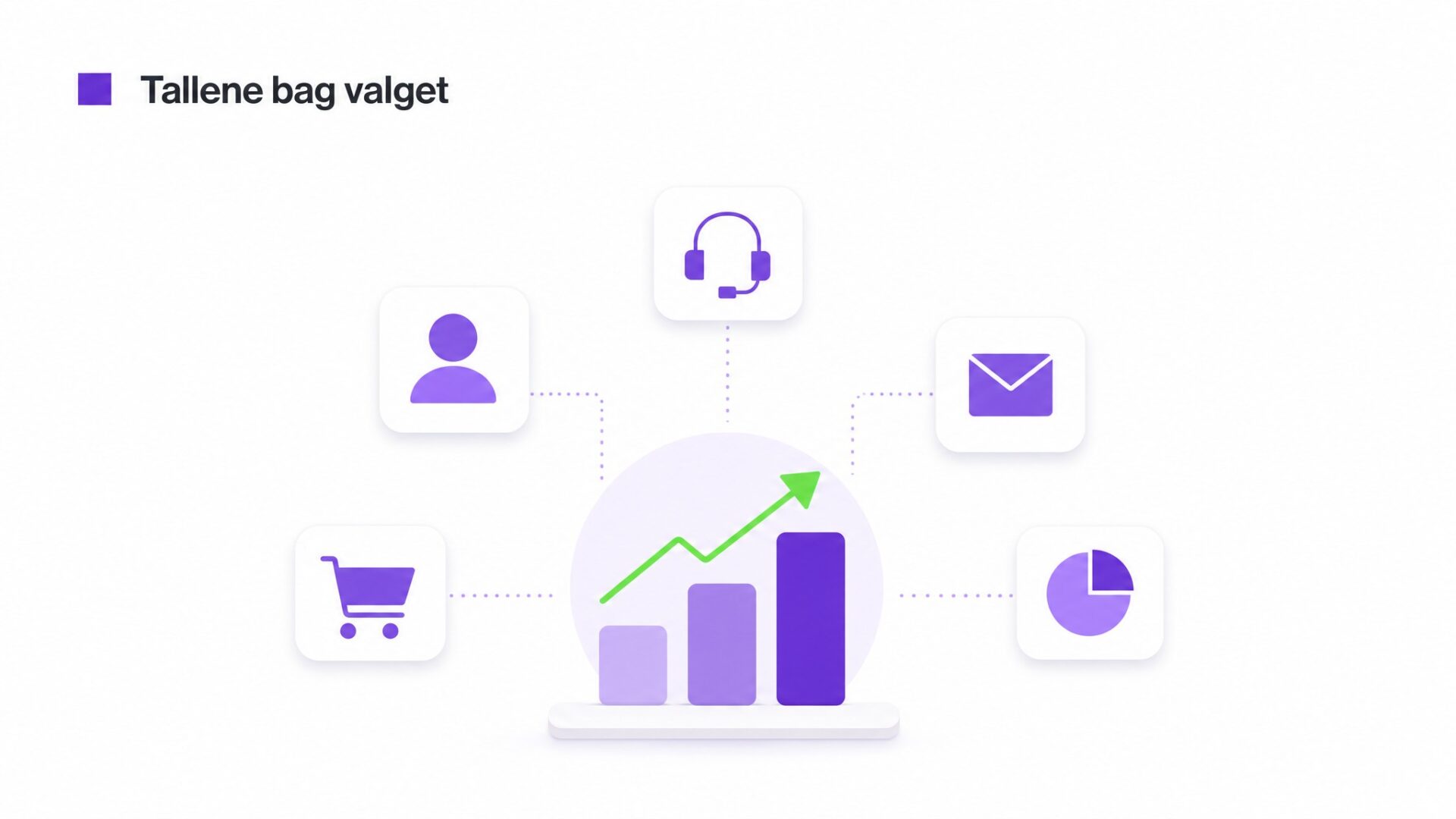 Illustration af data Slut med en enkel oprydningsplan