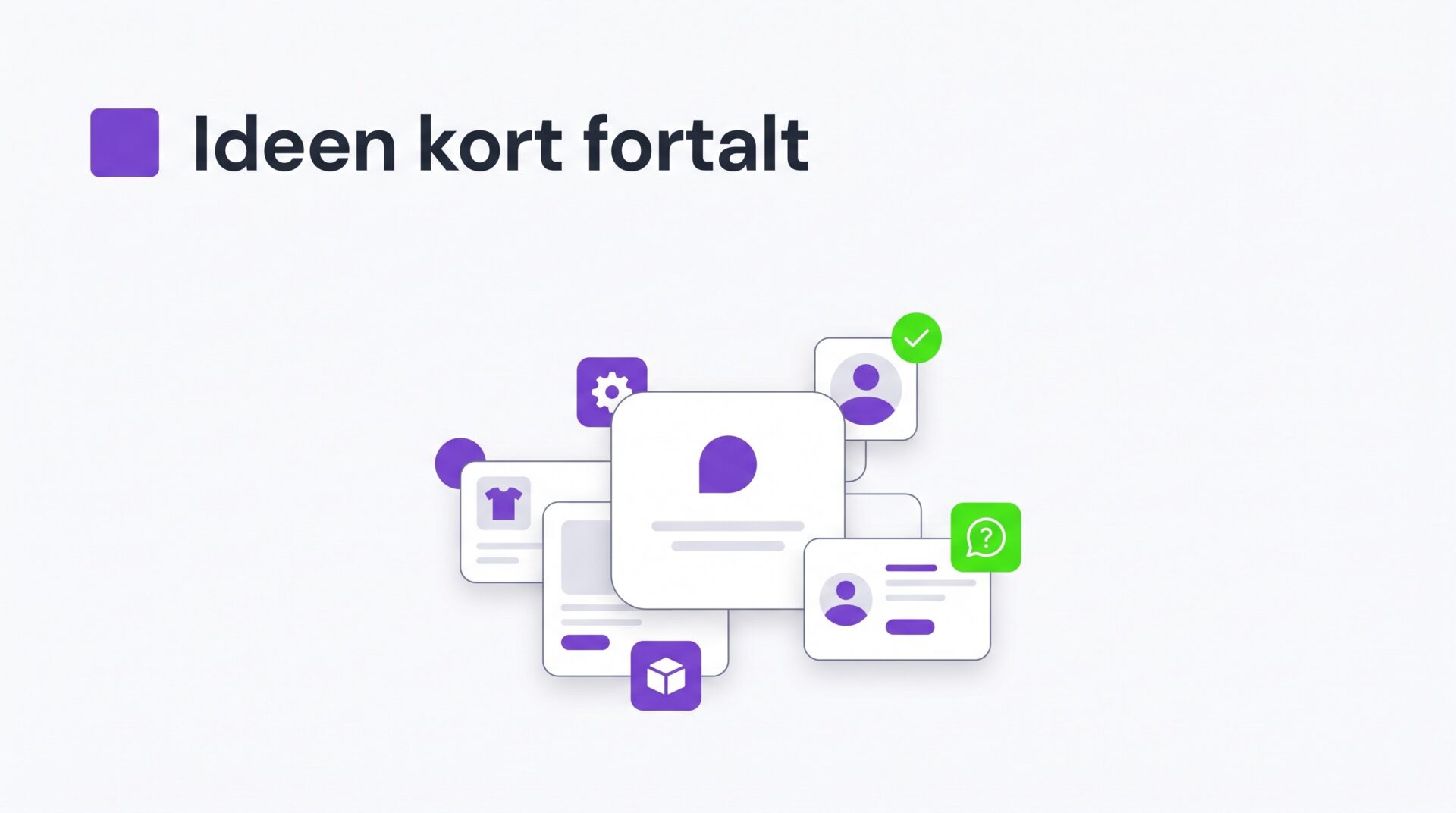 Illustration af Passer til virksomheder der ikke vil automatisere hele kundeservice