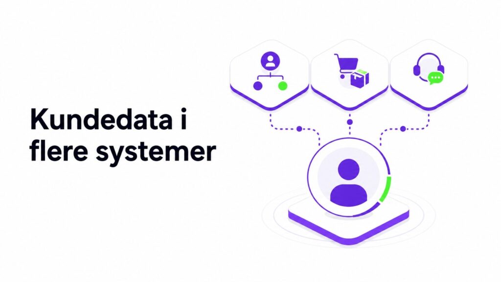 Kundedata i flere systemer